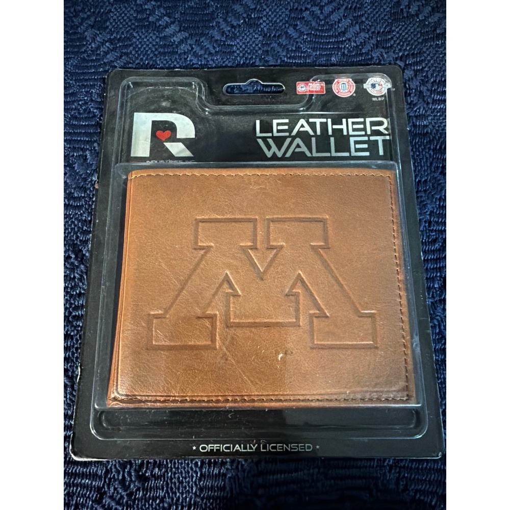 Minnesota Golden Gophers Rico Industries Brown Leather Bifold Wallet NCAA